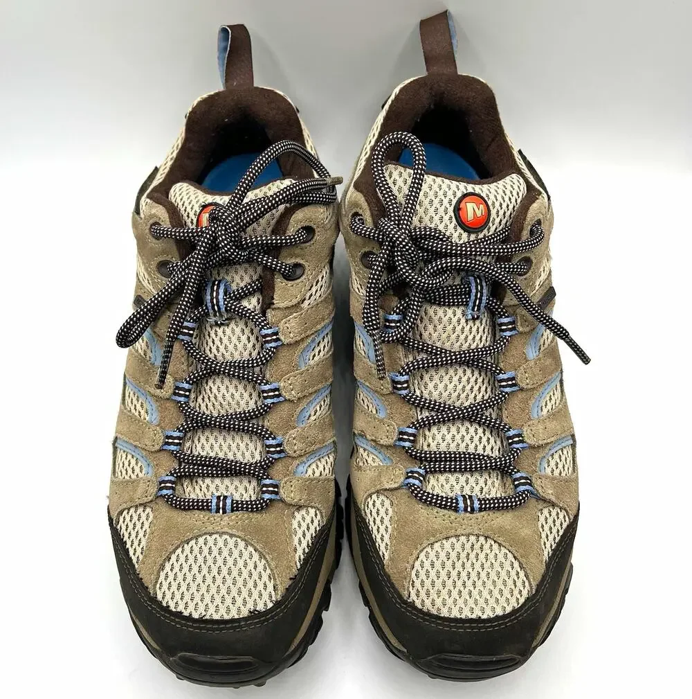Merrell Women’s Moab 2 Waterproof Hiking Shoes • Vibram • Dusty Olive US 10.5 M